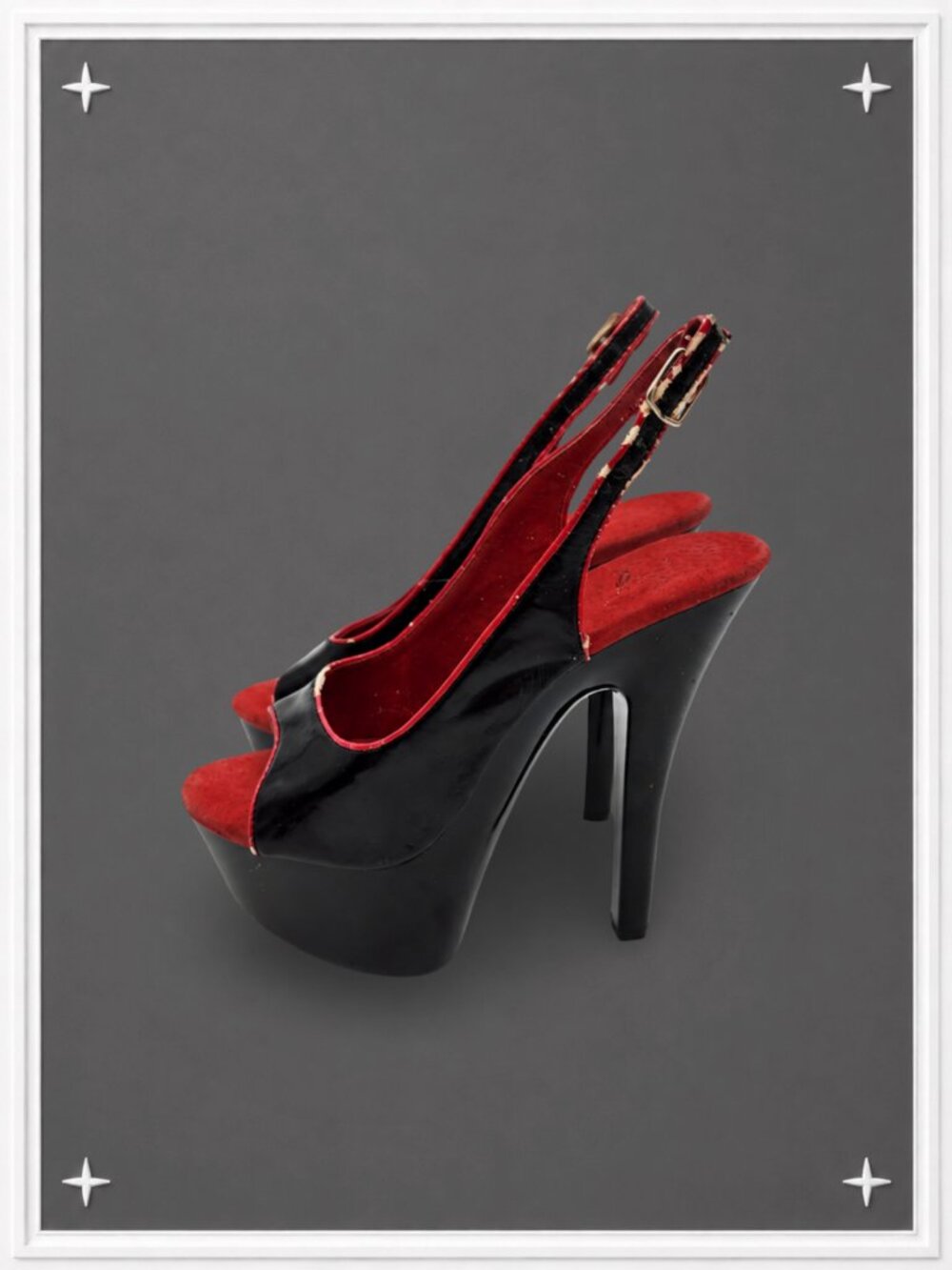 Vintage Y2K! Platform Peep-Tie Stilettos | Women's 6